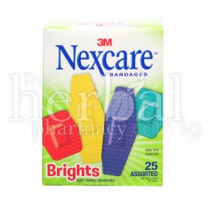 3M NEXCARE BRIGHTS BANDAGES ASSORTED 25's