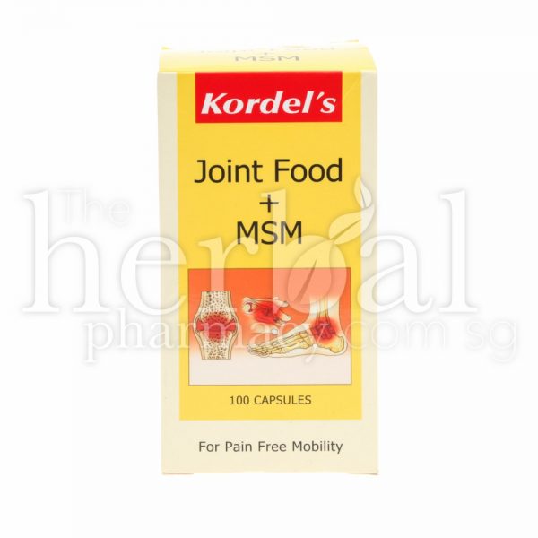 KORDEL'S JOINT FOOD + MSM Capsules 100'S