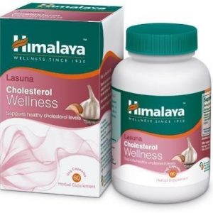 Himalaya Lasuna Cholesterol Wellness (Supports Healthy Cholesterol Levels) 60 Veg Capsules