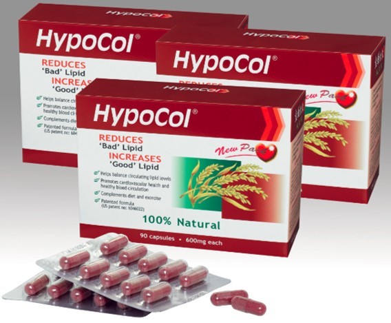 HypoCol 600mg 90capsules x 3boxes