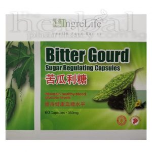 IngreLife Bitter Gourd Sugar Regulating Capsules 60s